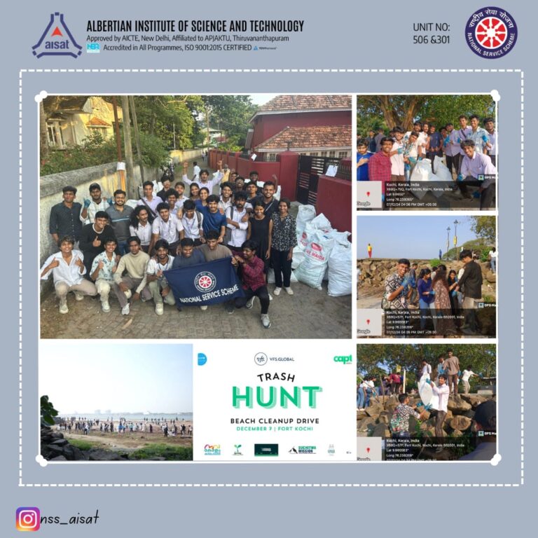 Largest Beach CleanUp Drive in Kochi!!! – Albertian Institute of ...