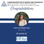Placed at Infosys – Congratulations