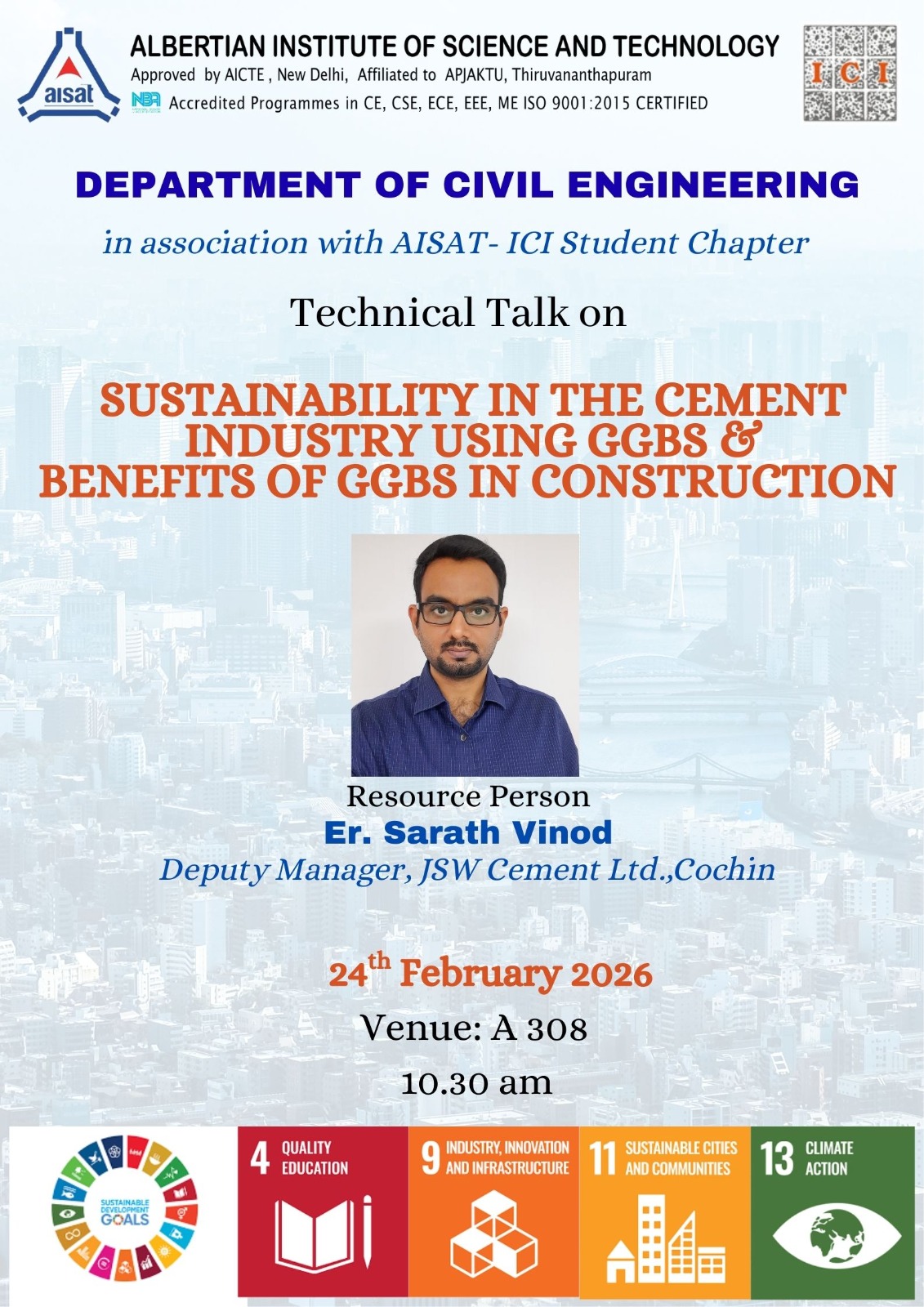 Department of Civil Engineering-Technical Talk