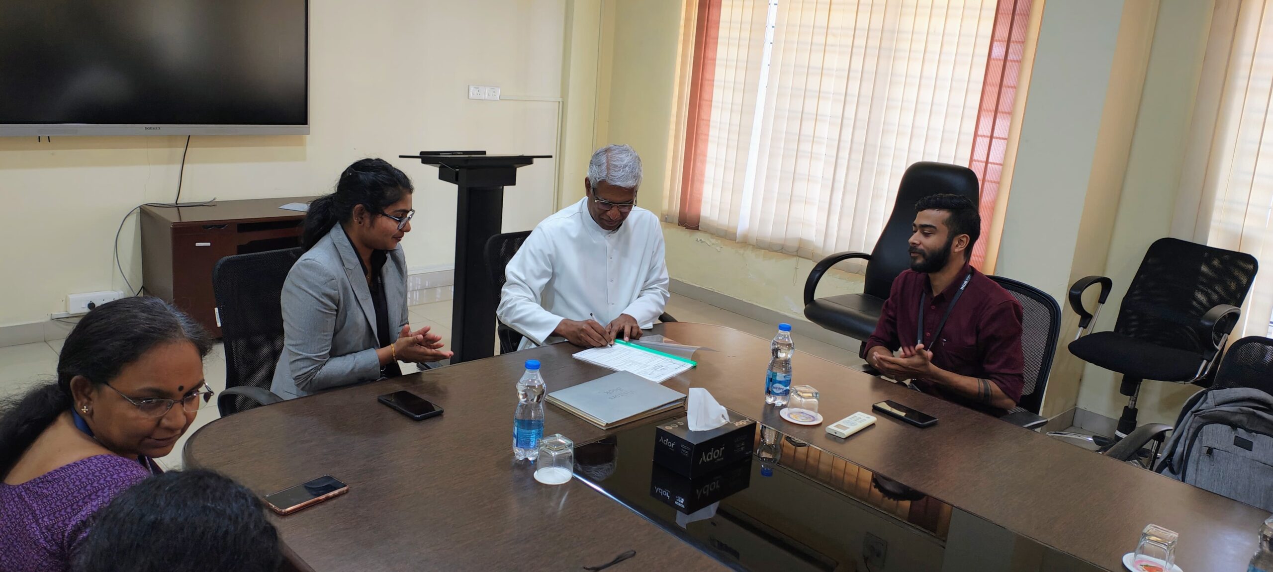 AISAT signed MoU with Ihub research & Robotics Pvt Ltd on 25-02-2025