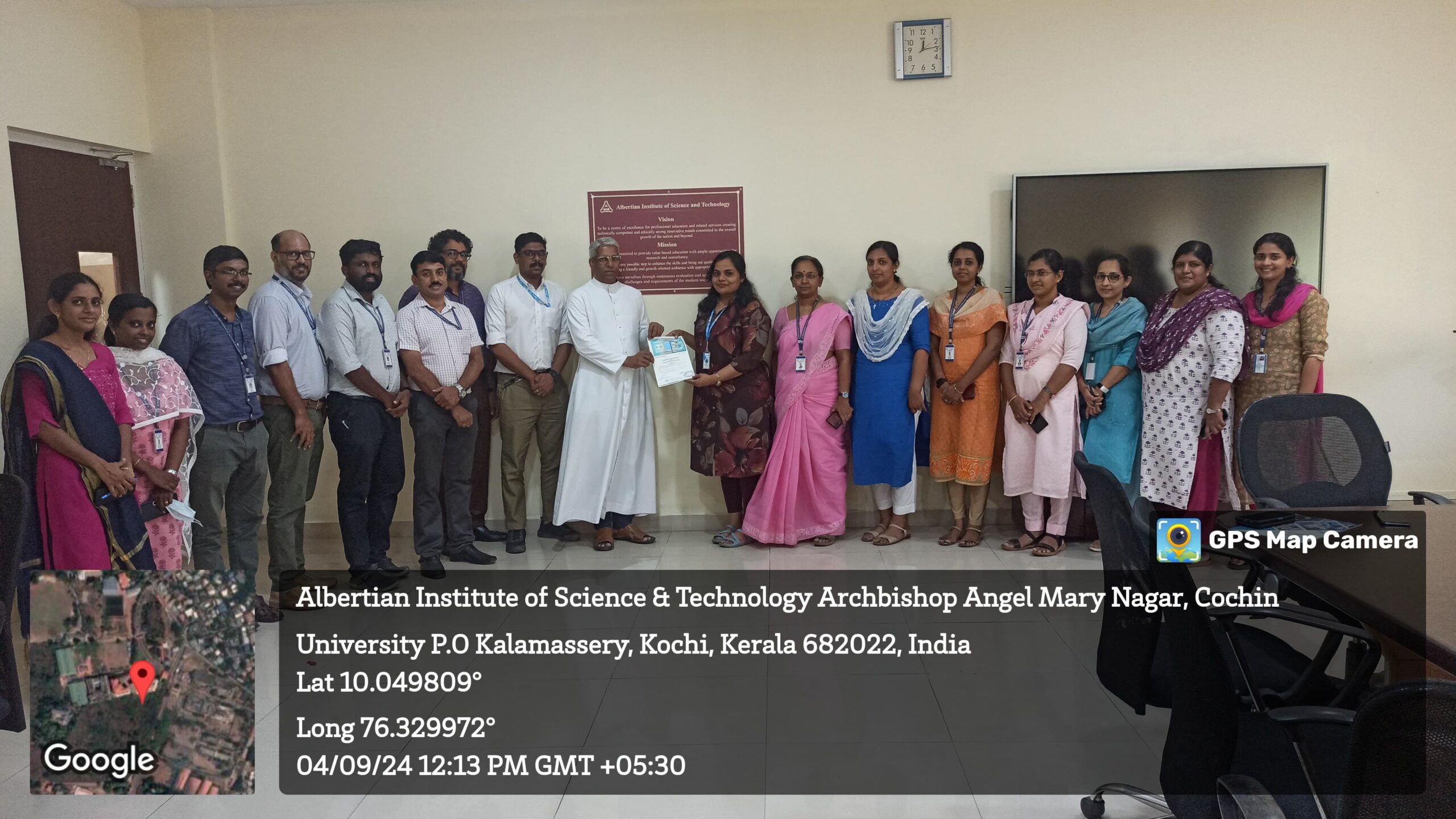 AISAT signed MoU with IPCS Global , Kochi on 04-09-2024