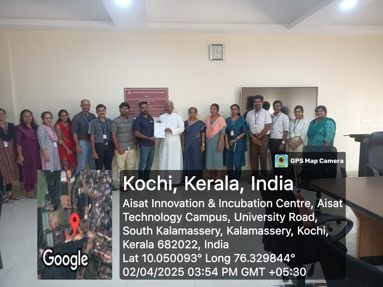 AISAT signed MoU with Fuselage Innovations Pvt Ltd, Maker Village, Kochi on 02-04-2025