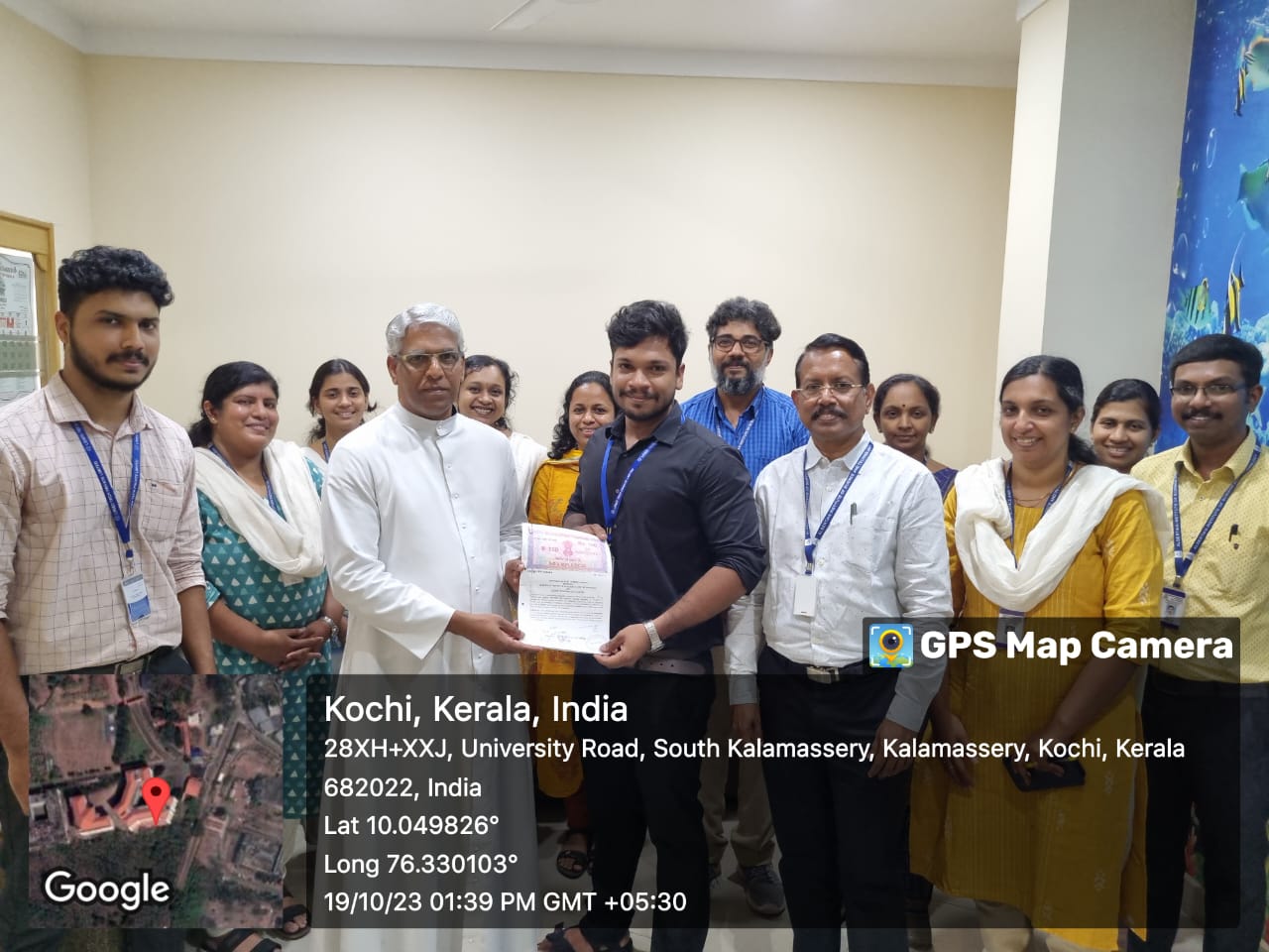 AISAT signed MoU with our Alumini from Batch 1, Mr. Saniyo Davis of Liried Tech Pvt Ltd on 19-10-2023