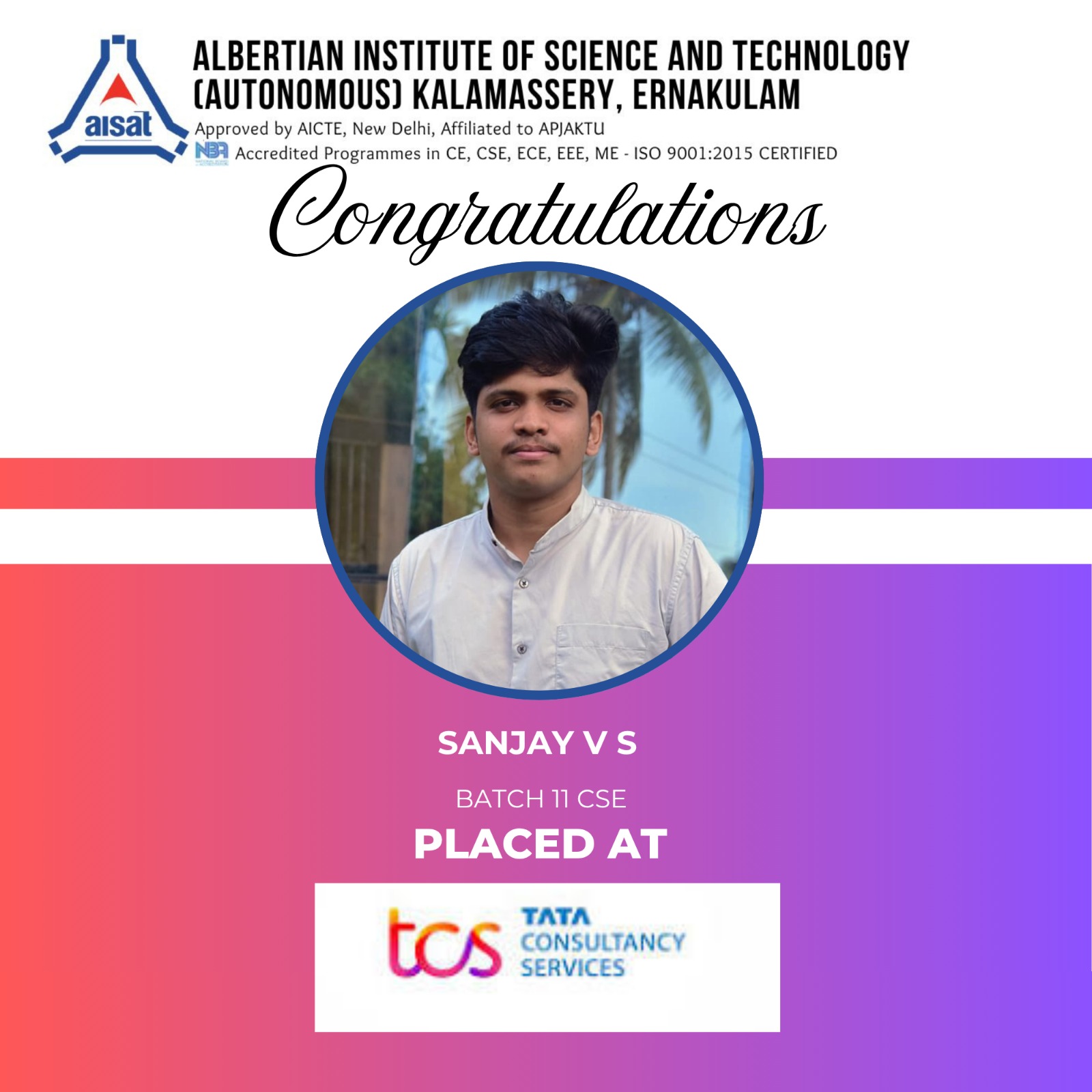 Placed at TCS