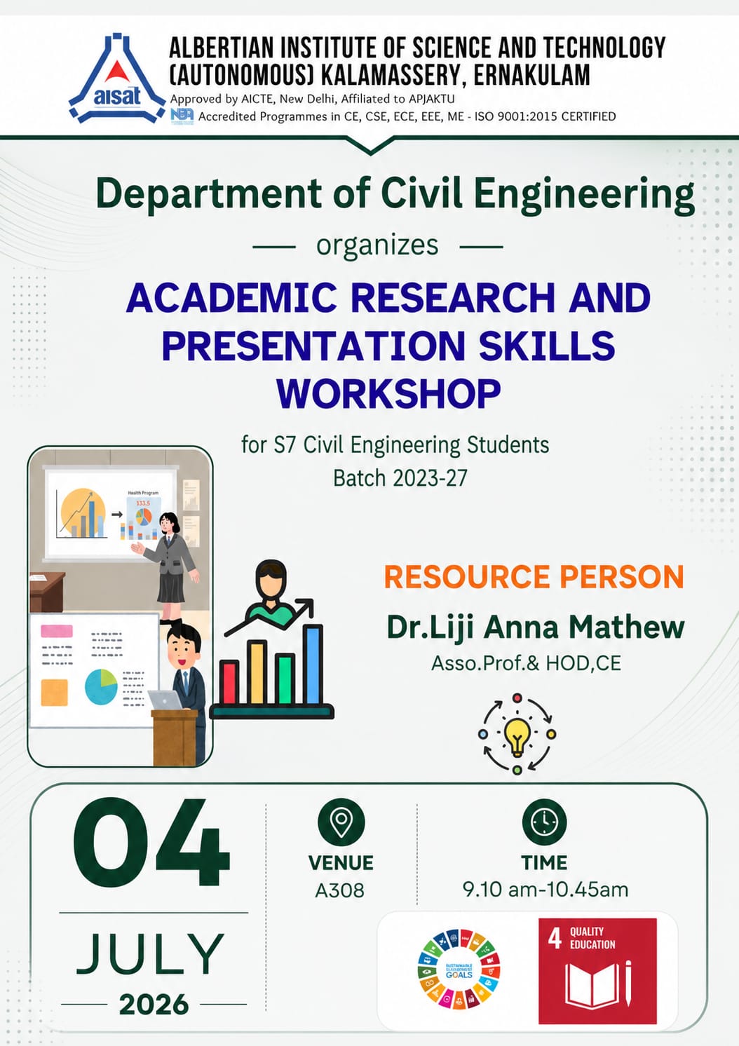 Department of Civil Engineering-WORKHOP